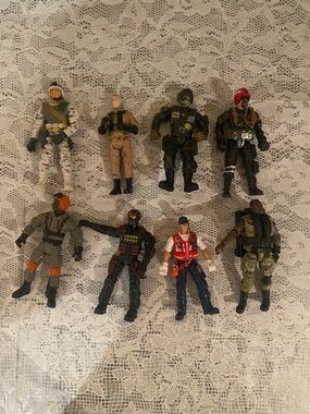 8 Vintage Chap Mei True Heroes Soldiers Mirage Military Action Figures